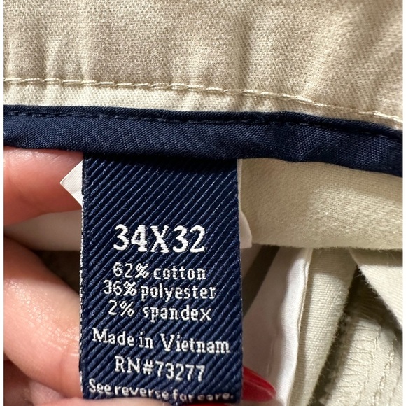 EUC Men’s Croft & Barrow khaki pants classic fit 34/32 - Picture 3 of 3